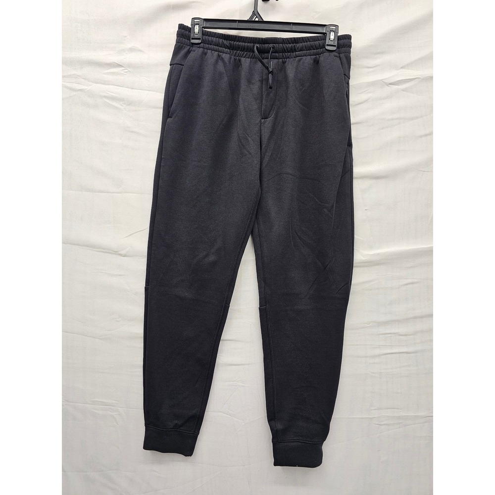 Member's Mark Mens Active Jogger Pants Black Polyester Blend Athletic Size M
